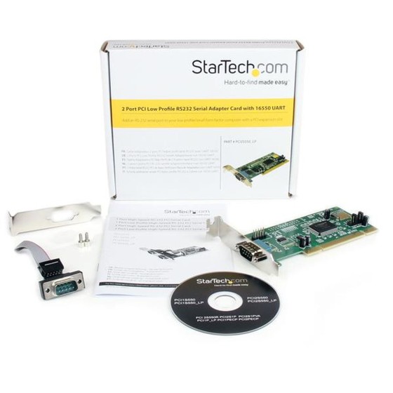 Carte PCI Startech PCI2S550_LP         