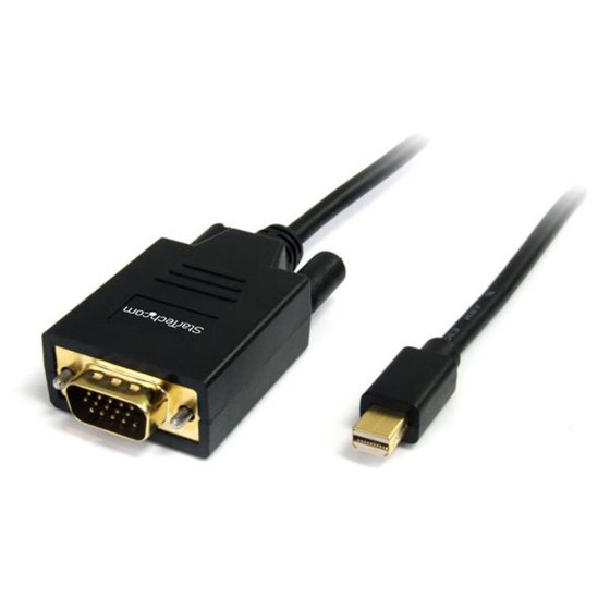 Adaptateur Mini DisplayPort vers VGA Startech MDP2VGAMM6           Noir