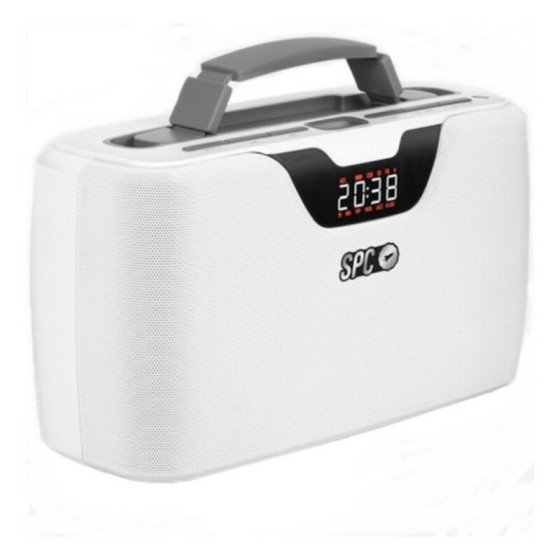 Radio Bluetooth portable SPC Radio Storm Boombox 4503B 20W Blanc