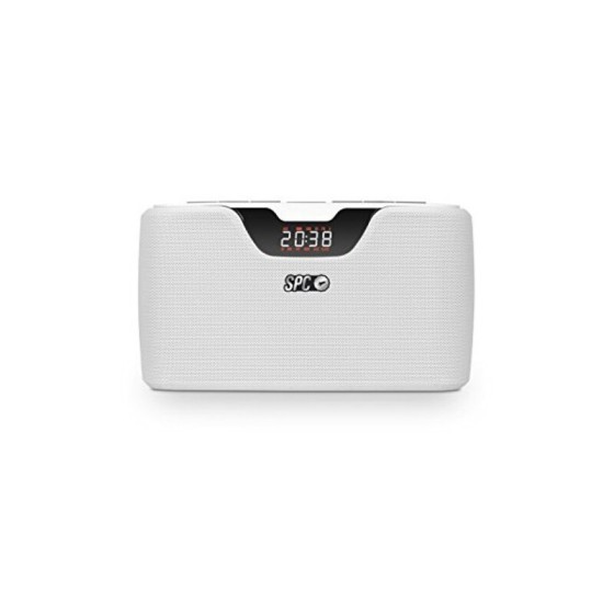 Radio Bluetooth portable SPC Radio Storm Boombox 4503B 20W Blanc