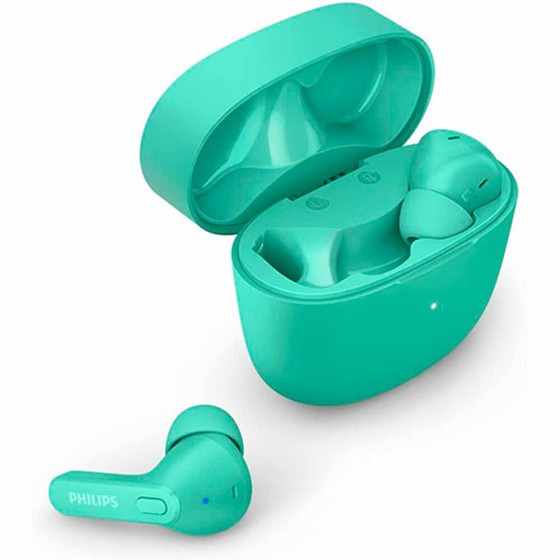 Casque Philips Vert Sans fil