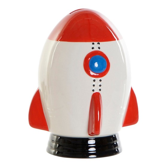 Tirelire DKD Home Decor Blanc Rouge Dolomite