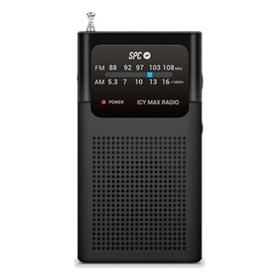 Radio SPC SPC Icy Max Noir Tuner AM/FM