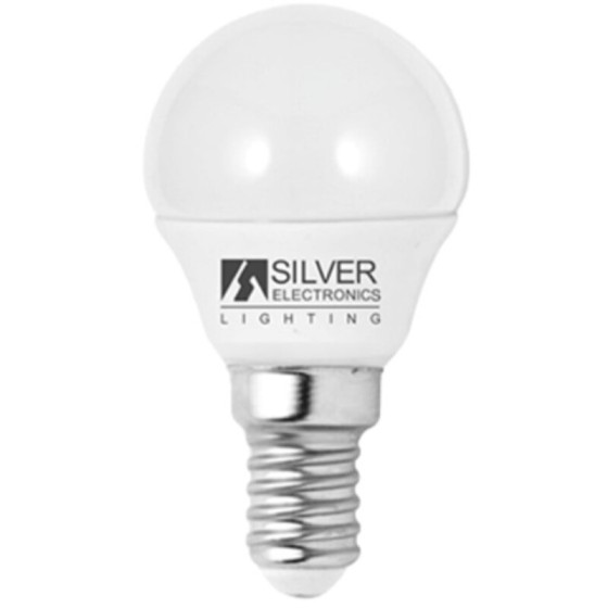 Ampoule LED Sphérique Silver Electronics Eco E14 5W Lumière blanche