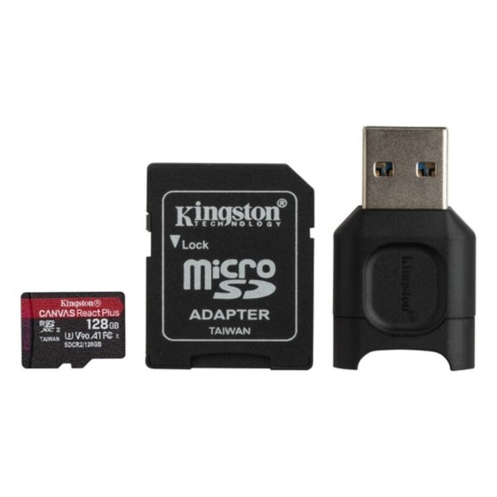 Carte Mémoire Micro SD avec Adaptateur Kingston MLPMR2 128 GB
