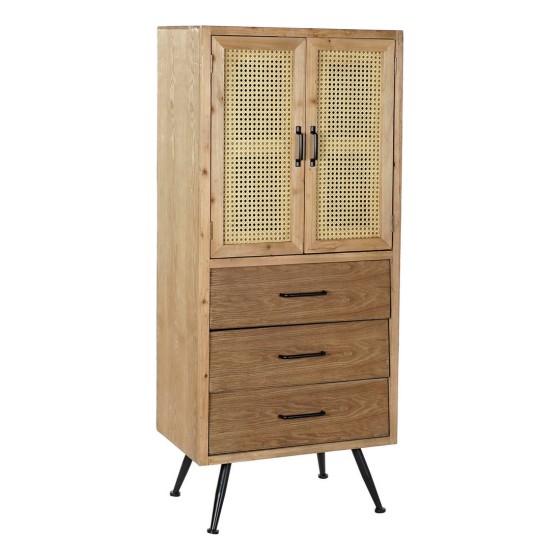 Armoire DKD Home Decor Métal Sapin Bois MDF (60 x 38 x 140.5 cm)