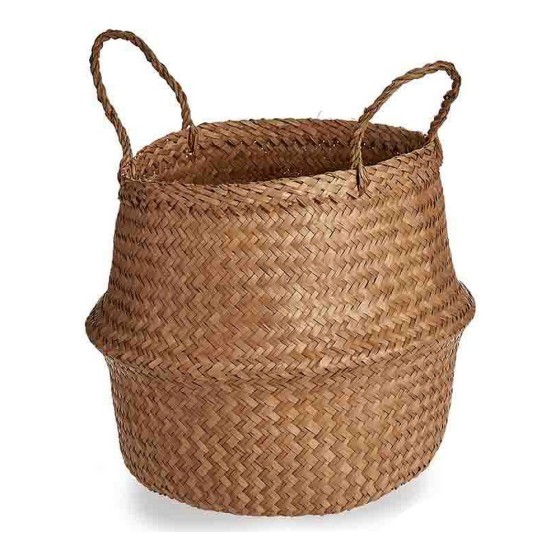 Panier Fibre naturelle Marron (30 x 29 x 30 cm)