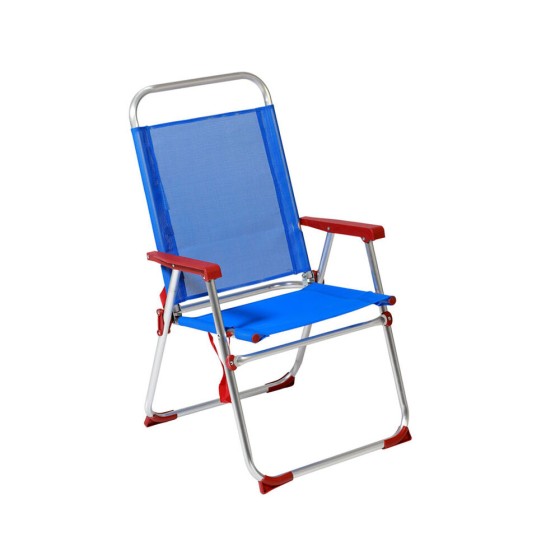 Chaise de Plage Rouge Bleu...
