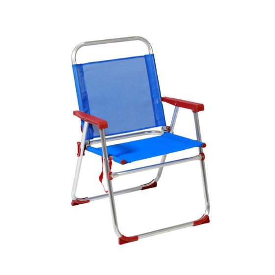 Chaise de Plage Rouge Bleu...