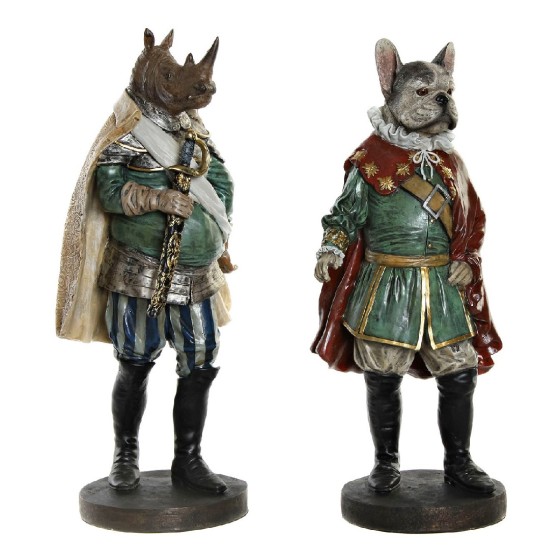 Figurine Décorative DKD Home Decor Résine Animal (2 pcs) (20 x 15 x 42 cm)