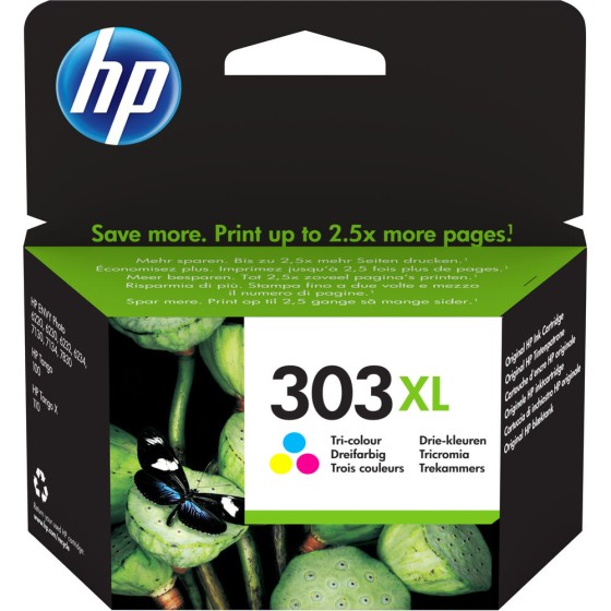 Cartouche d'encre originale HP 303XL Multicouleur