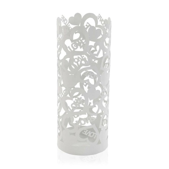 porte-parapluie Cozy Blanc Métal Fer (19 x 49 x 19 cm)