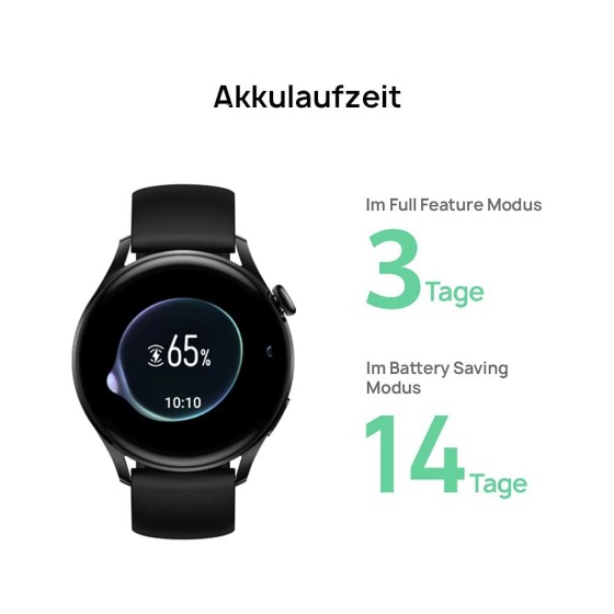Montre intelligente Huawei Watch 3 Noir 1,43" (Reconditionné A+)
