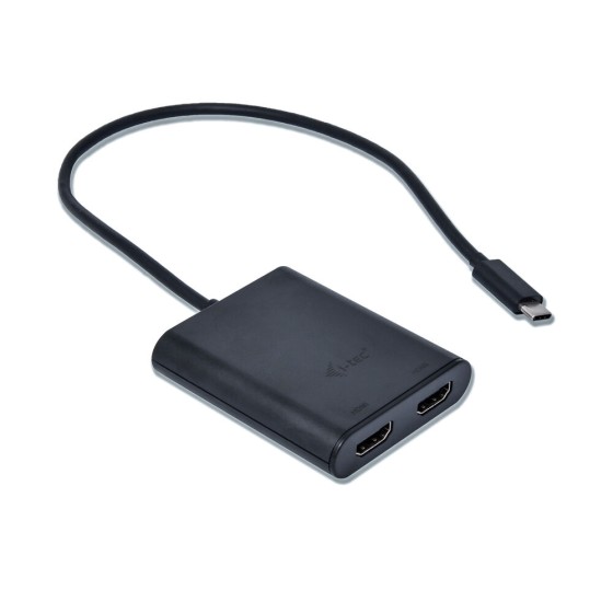 Adaptateur DisplayPort vers HDMI i-Tec C31DUAL4KHDMI        Noir 4K Ultra HD
