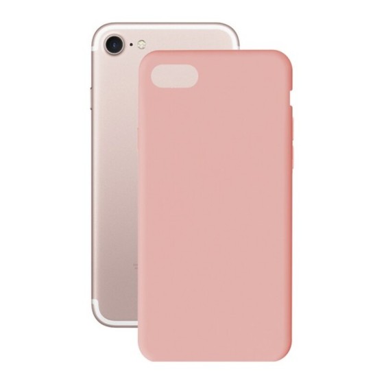 Protection pour téléphone portable Iphone 7+/8+ KSIX Soft Cover TPU Rose