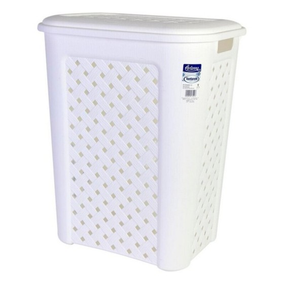 Panier à linge Arianna Tontarelli 50 L Blanc (44 x 35 x 55 cm)