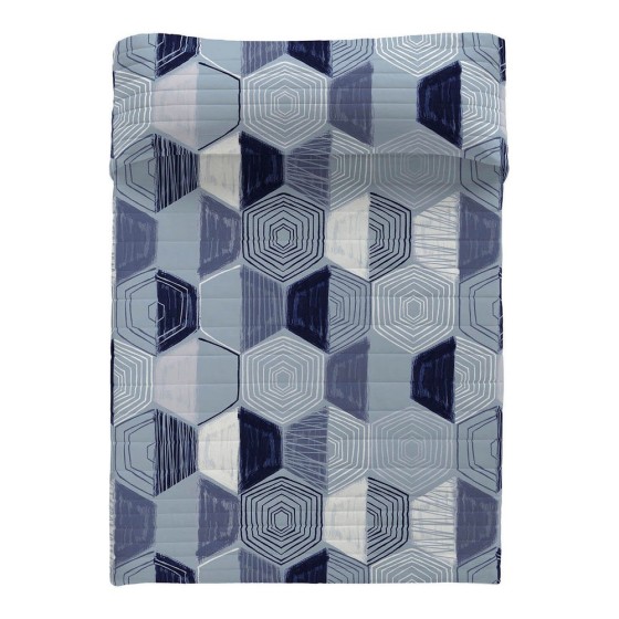 Couvre-lit Naturals Blue Mand (240 x 260 cm) (Lit de 135/140)