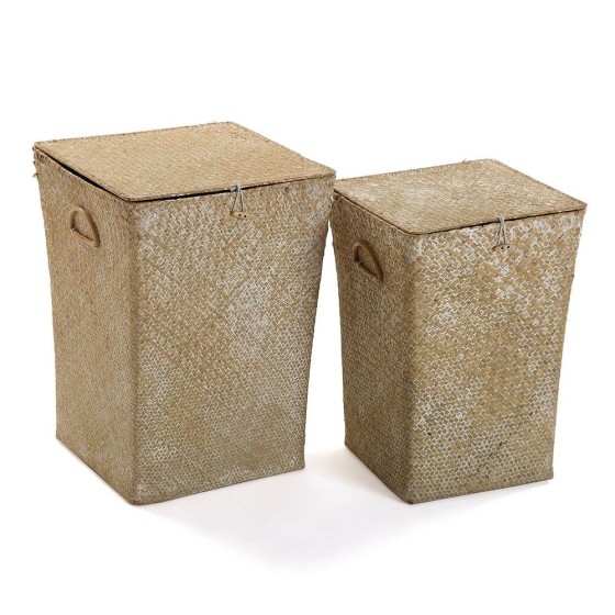Set de basket Marron Vêtements Algues marines (2 pcs)