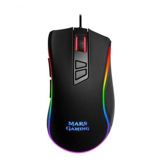 Souris Gaming avec LED Mars Gaming FTRRCA0611 10000 dpi Noir