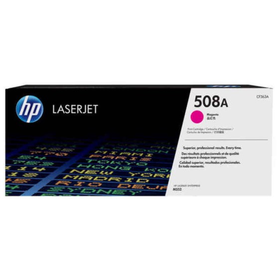 Toner original HP 508A Magenta