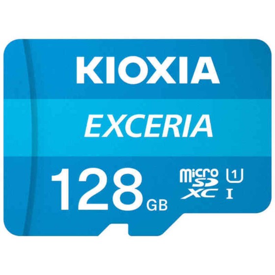 Carte Mémoire Micro SD avec Adaptateur Kioxia Exceria UHS-I Cours 10 Bleu