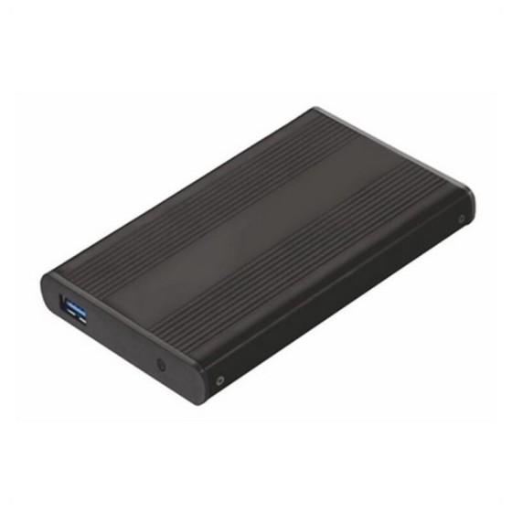 Boîtier Externe TooQ AAACET0179 HD 2.5" SATA III-USB 3.0 FAT32 / NTFS / eXT2 / HFS Aluminium Noir