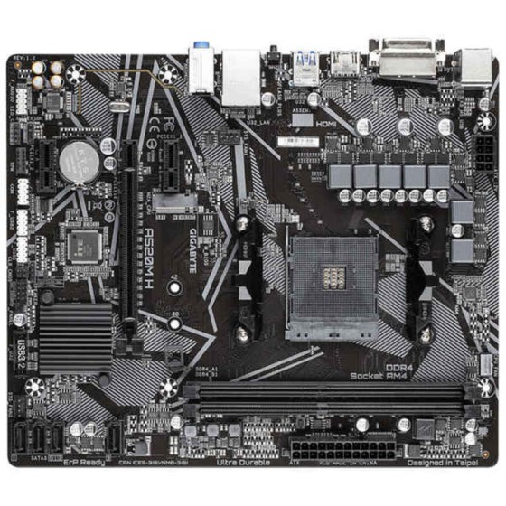 Carte Mère Gigabyte A520M H...