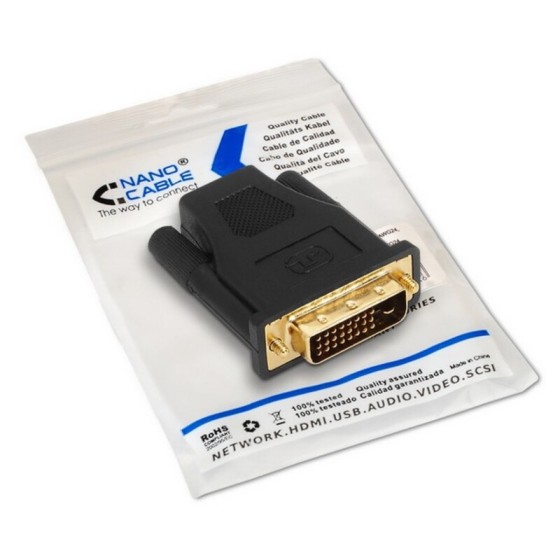 Adaptateur DVI-d vers HDMI NANOCABLE 10.15.0700 Noir