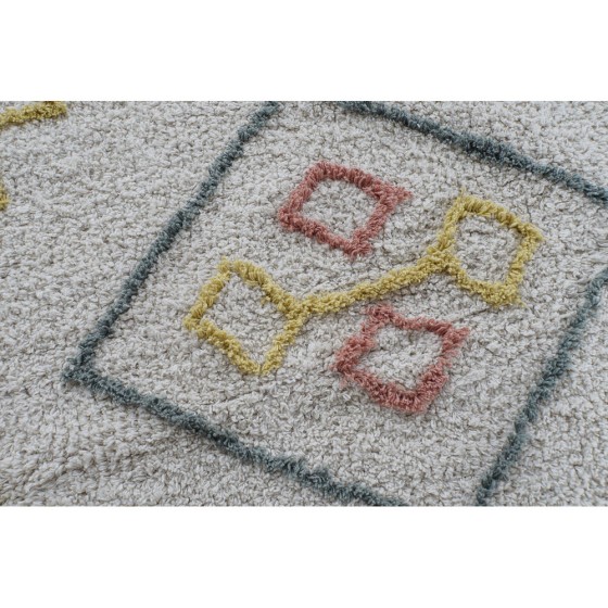 Tapis DKD Home Decor Coton Boho (200 x 237 x 1 cm)