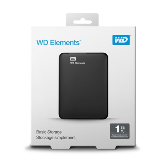 Disque Dur Externe Western Digital Elements Portable 2.5" 5000 Mb/s Noir