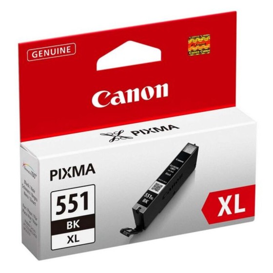 Cartouche d'Encre Compatible Canon CLI-551BK XL IP7250/MG5450 Noir