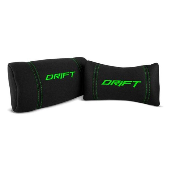 Chaise de jeu DRIFT DR100BG 90-160º Mousse Tissu Vert Noir
