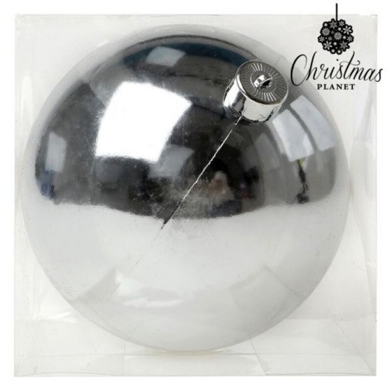 Boule de Noël 15 cm Argenté