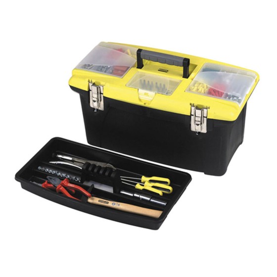 Boîte à outils Stanley métallique (48,6 x 27,6 x 23,2 cm)