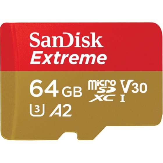 Carte Mémoire Micro SD avec Adaptateur SanDisk SDSQXA2-064G-GN6MA   64 GB UHS-I