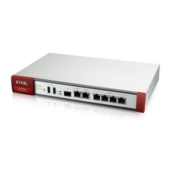 Firewall ZyXEL ATP200-EU0102F LAN 500-2000 Mbps