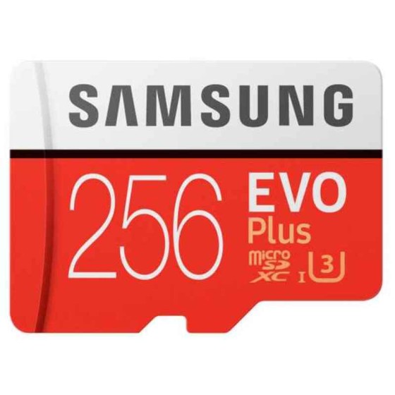 Carte Mémoire Micro SD avec Adaptateur Samsung MB-MC256GA/EU SDXC UHS-I Cours 10 256 GB