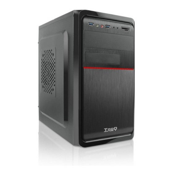 Boîtier ATX mini-tour avec lecteur de carte TooQ TQC-4745DU3C-B Noir