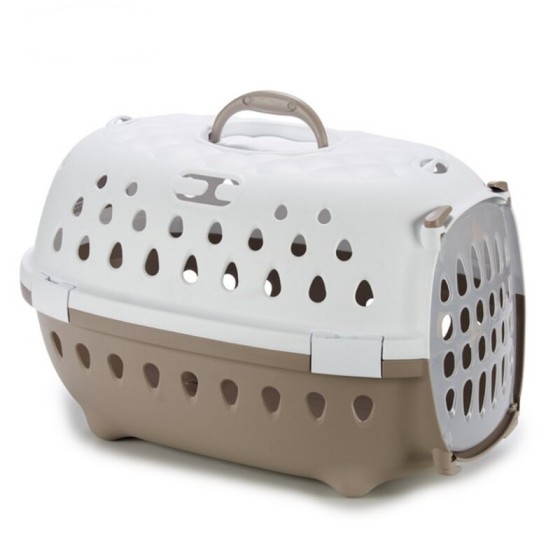 Cage de Transport Beige Plastique (50 x 34 x 34 cm)