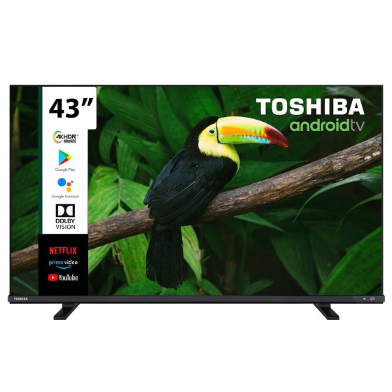 TV intelligente Toshiba 43UA4C63DG 43" 4K Ultra HD Wi-Fi Android TV
