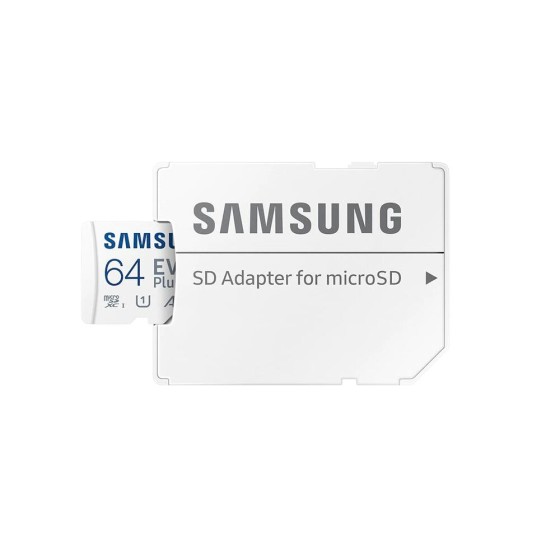 Carte Mémoire Micro SD avec Adaptateur Samsung EVO Plus 64GB