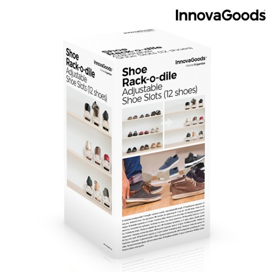 Organisateur de Chaussures Réglable Shoe Rack InnovaGoods (6 Paires)