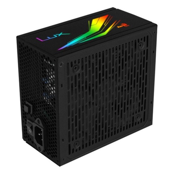 Bloc d’Alimentation Aerocool LUXRGB650M RGB 650W Noir 650 W