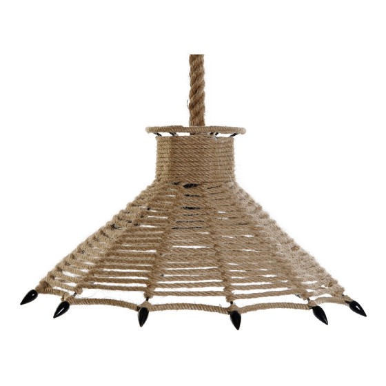 Suspension DKD Home Decor Noir Métal Corde 250 V (43 x 43 x 101 cm)