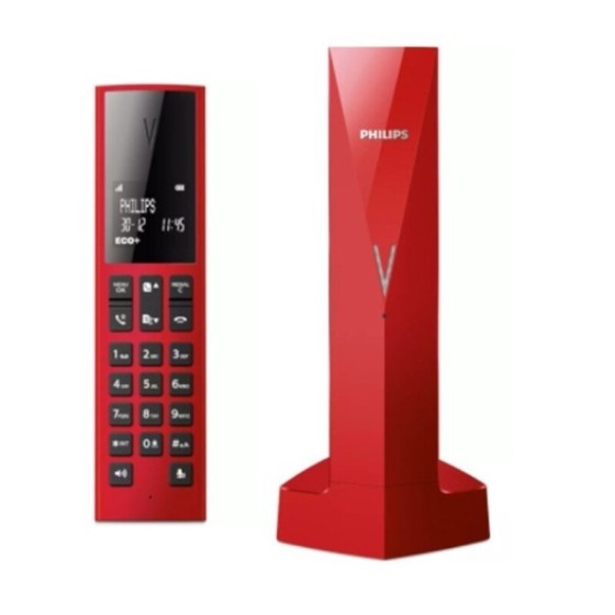 Téléphone Sans Fil Philips M3501R/34 Rouge 1,8"