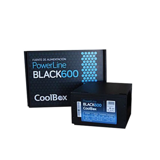 Bloc d’Alimentation CoolBox COO-FAPW600-BK 600W 600W