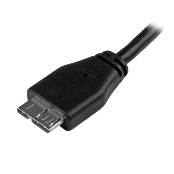 Câble USB vers Micro USB Startech USB3AUB15CMS         Noir