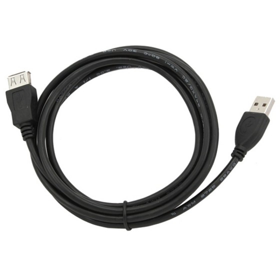 Câble Rallonge à USB GEMBIRD CCP-USB2-AMAF-6n (1,8 m) Noir