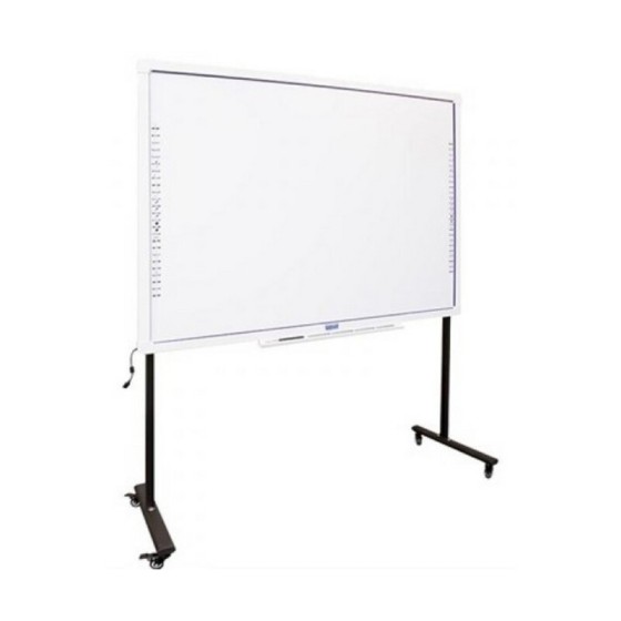 Tableau Interactif + Support avec Roues iggual IGG314388+314364 82"