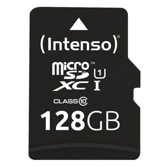 Carte Mémoire Micro SD avec Adaptateur INTENSO 34234 UHS-I XC Premium Noir